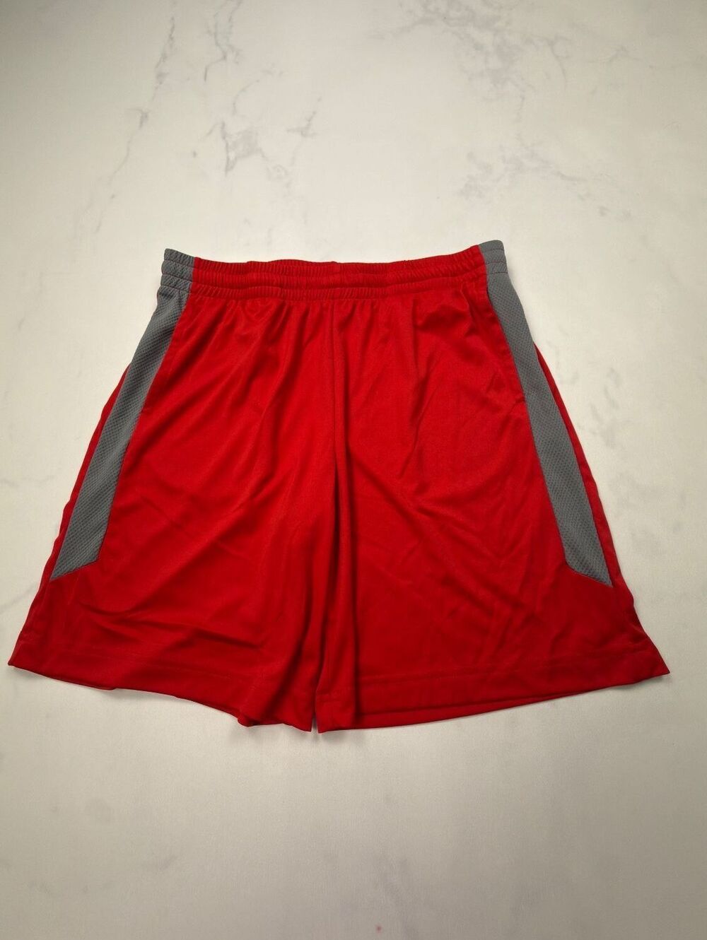 Tek Gear Athletic Shorts Red 2000s Sporty - Boys XL Husky